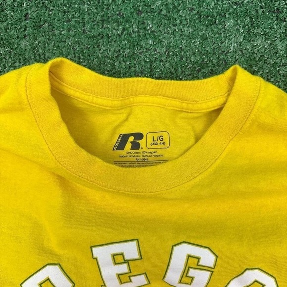 Vintage yellow Oregon Ducks cotton t-shirt - Picture 2 of 5
